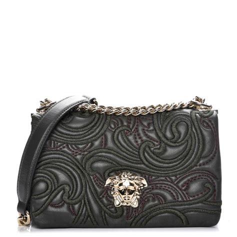 versace nappa embroidered baroque palazzo sultan shoulder bag|VERSACE Nappa Embroidered Baroque Palazzo Sultan .